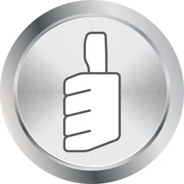 Thumbs up icon Illustrazione stock