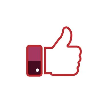 Thumbs Up Like Icon 库存插图