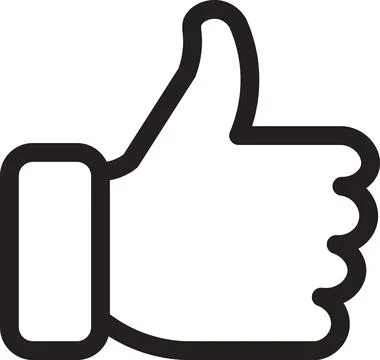 Thumbs up icon Stock Illustration