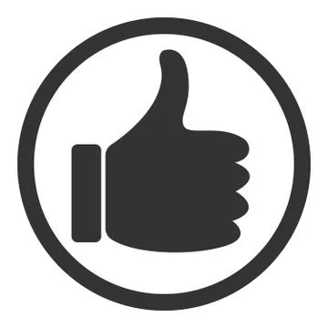 Thumbs up icon or symbol vector illustration イラスト素材