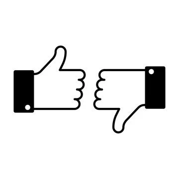 Thumbs icon vector design element Stock Illustration