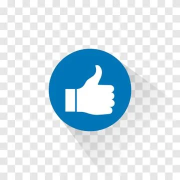 The thumbs up like icon. Vector illustration. Stock Illustration