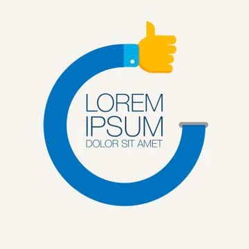 Thumbs up icons vector illustration Stock Illustration
