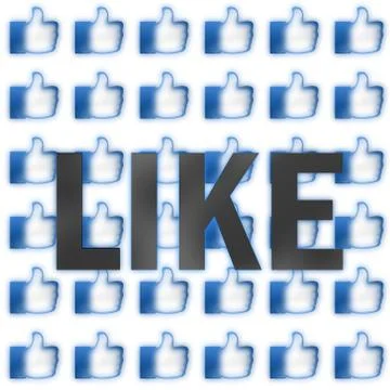 Like thumbs up Stock Illustration