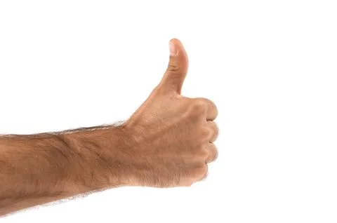 Thumbs Up (isolated) Stock Photos