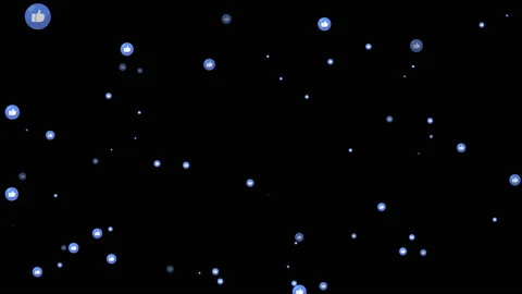 Thumbs up Motion Graphics Seamless loop . 스톡 동영상 196062459