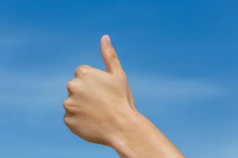 Thumbs up sign Stock Photos