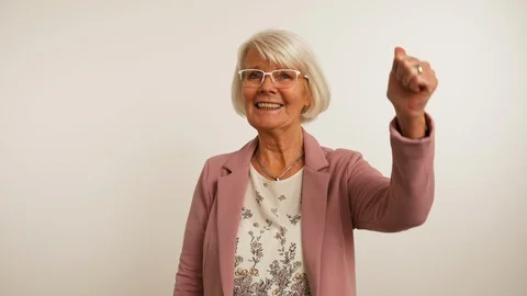 Thumbs up smile Stock Footage 107744281