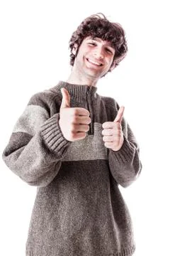 Thumbs up student Stock Photos