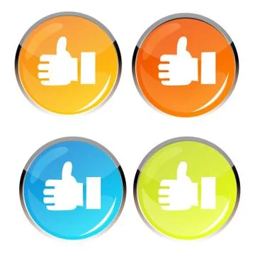 Thumbs up symbol Stock-Illustration