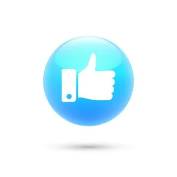 Thumbs up, like symbol. Stock Illustration