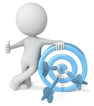 Thumbs up Target. Stock Illustration