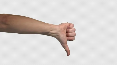 From Thumbs Up To Thumbs Down Decision Making Video stock 170157706