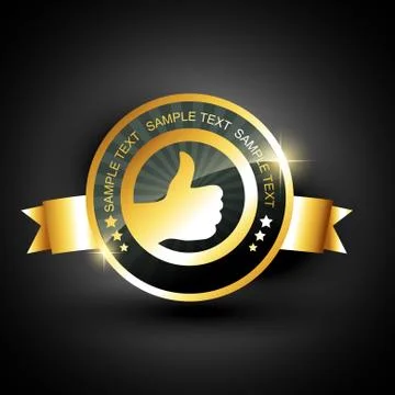 Thumbs up vector Stock Illustration