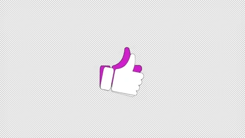 Like/ThumbsUp Icon (YouTube) Stock-Footage 147737679