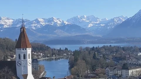 Thun Switzerland Stock Footage 230056092