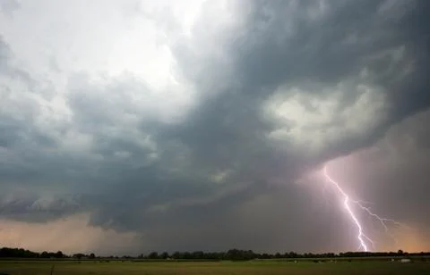 Thunder and lightning Stock Photos