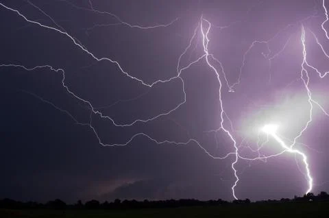 Thunder and Lightning Foto stock