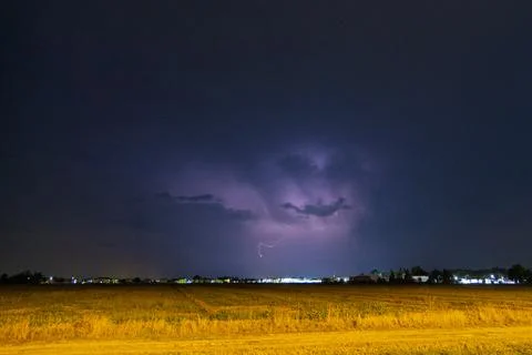 Thunder and lightning Stock Photos