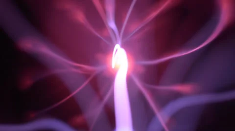 Thunder Ball Plasma Close Up Stock Footage 37325522