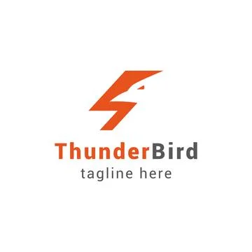 Thunder Bird Logo Illustrazione stock