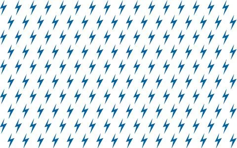 Thunder bolt pattern with white background Illustrazione stock