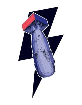 Thunder bomb Stock Illustration
