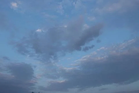 Thunder cloud in nature view Stock Photos