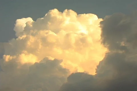 THUNDER CLOUD TIMELAPSE Stock Footage 94755