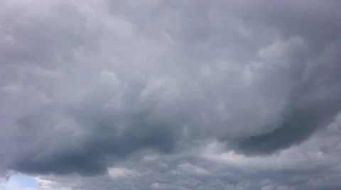 Thunder clouds before rain Timelapse. Stock Footage 64908198