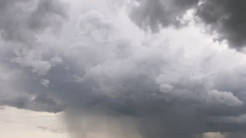 Thunder Clouds Time Lapse - Rain Cloud Timelapse - Stormy Weather - Climate Stock Footage 174273666