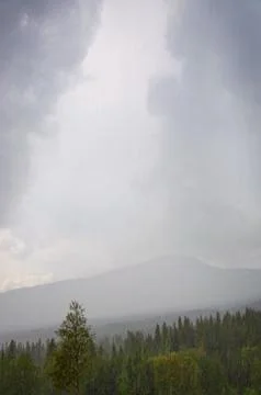 Thunder cloudscape Foto stock