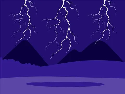 Thunder Concept Illustration Stock Illustration