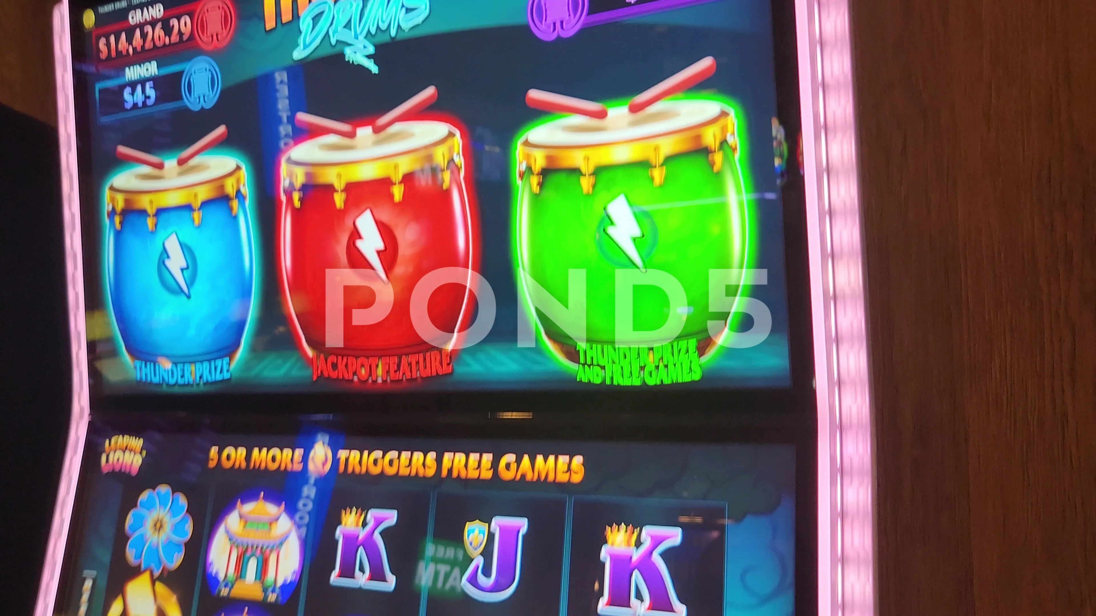 thunder drums slot machine