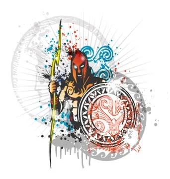 Thunder of god Zeus Stock-Illustration