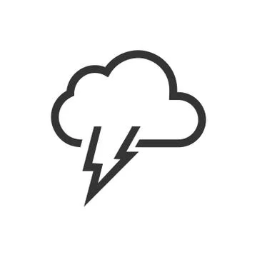 Thunder Icon Stock Illustration
