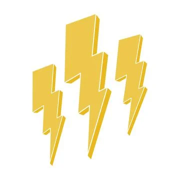 Thunder icon Stock Illustration
