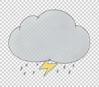 Thunder icon Stock Illustration