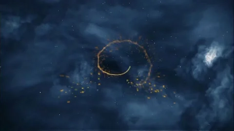 Thunder &amp; Lightning Intro Video stock 220217797