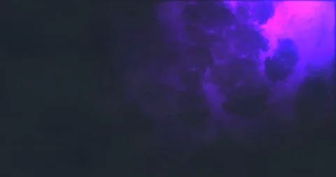 Thunder &amp; Lightning - Purple Stock Footage 92500583