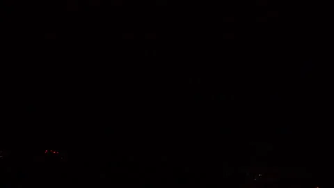 Thunder lightning strikes. Lightning breaks the darkness. Slow motion Stock Footage 132220174