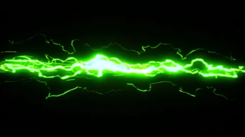 Thunder lightning striking effect animation Stockbeeldmateriaal 148330467
