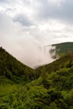 Thunder in mountains Stock Photos