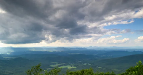 Thunder Ridge Overlook Cloudscape Timelapse (Two of Two) Stock Footage 247742695