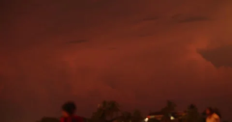 Thunder in the Sky Stock Footage 320345801