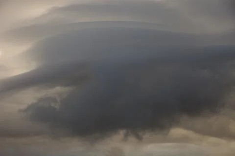Thunder storm clouds over the Lake District, Cumbria, UK Stock Photos