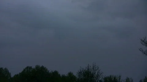 Thunder storm Stock Footage 733368