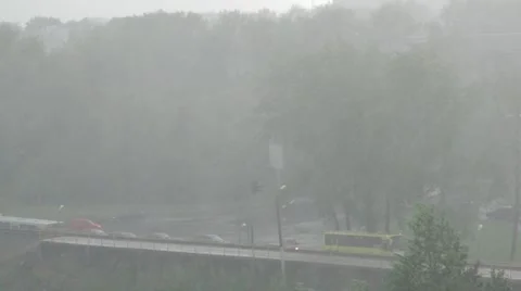 Thunder storm Stock Footage 10874756