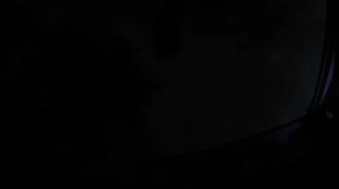 Thunder Storm with lightning and hurricane like winds time-lapse Video stock 48270684