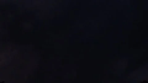 Thunder storm in the night sky HD Stock Footage 134737229